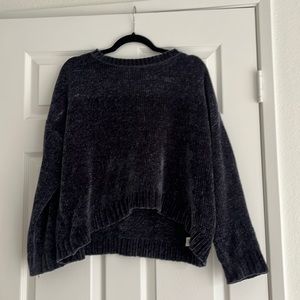 Dusty Blue Drop Sweater